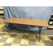 6 ft. Wood Folding Table, Metal Legs, 72 x 30 in.